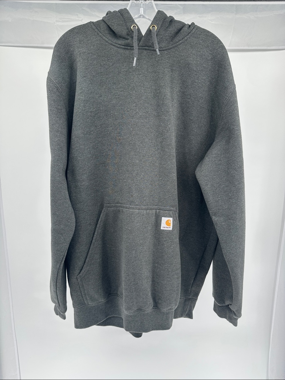 Carhartt Charcoal Gray Pullover Hooded Sweatshirt
